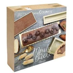 Coffret 3 moules Bûches silicone - ScrapCooking
