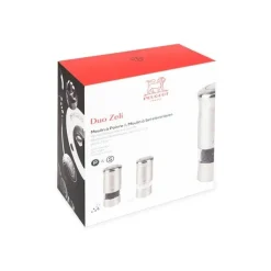 Coffret moulin sel et poivre électrique Zeli - Peugeot