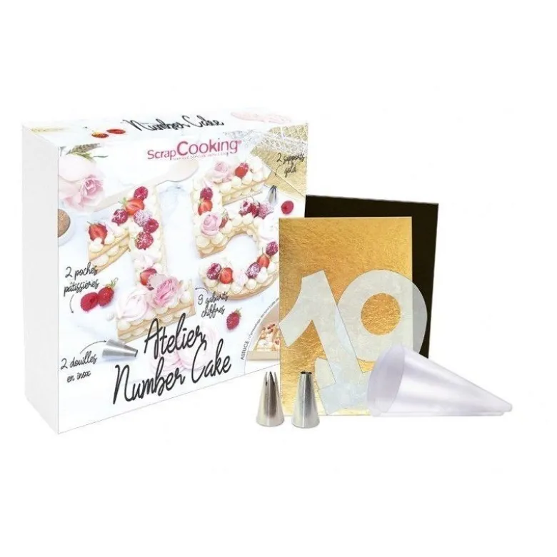 Coffret number cake - ScrapCooking