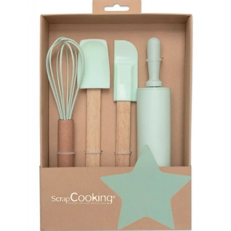 Coffret pâtisserie enfant 4 pièces - ScrapCooking
