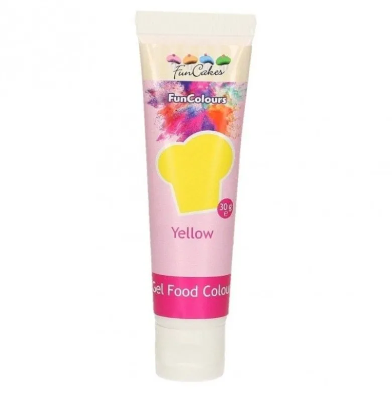 Colorant alimentaire gel Jaune 30g - FunColours