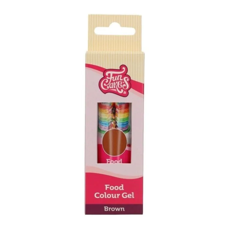 Colorant alimentaire gel Marron 30g - FunColours