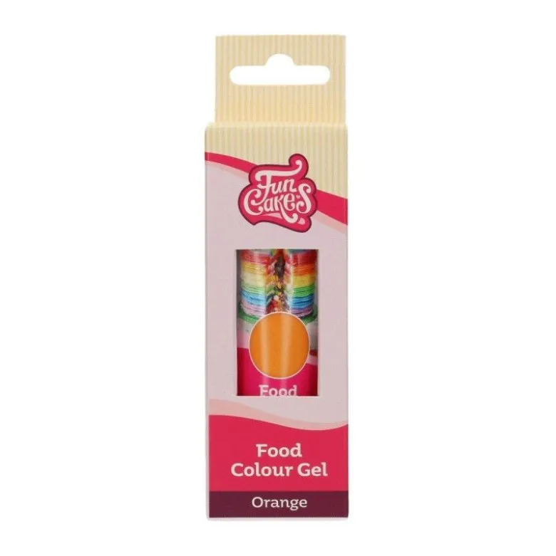 Colorant alimentaire gel Orange 30g - FunColours