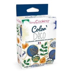 Colorant alimentaire poudre Forêt enchantée x3 - ScrapCooking