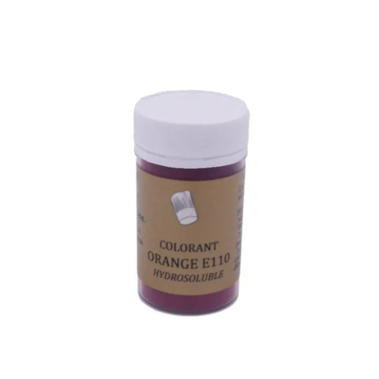 Colorant alimentaire poudre orange 25g - Sélectarôme