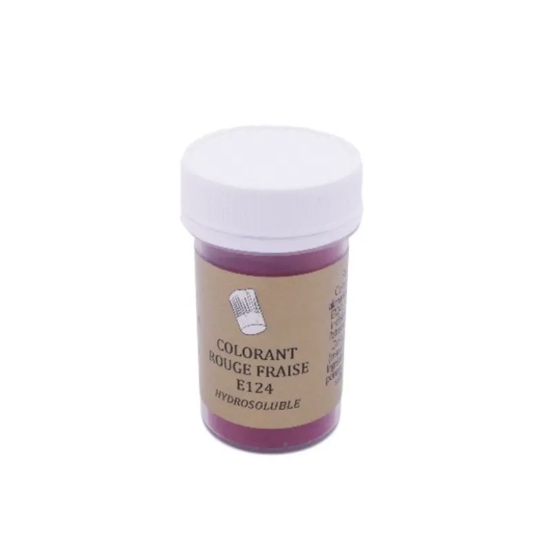 Colorant alimentaire poudre rouge fraise 10g - Sélectarôme