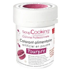 Colorant artificiel en poudre pourpre 5g - ScrapCooking