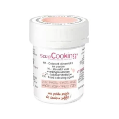 Colorant artificiel en poudre rose pastel 5g - ScrapCooking