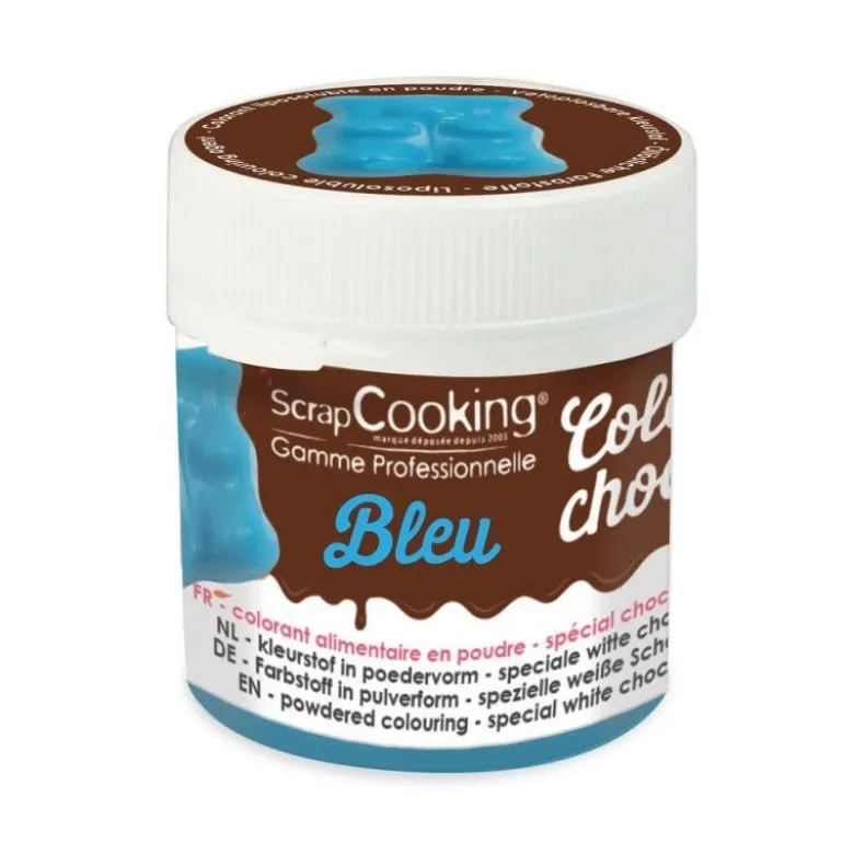 Colorant chocolat Color'choco bleu 5g - ScrapCooking