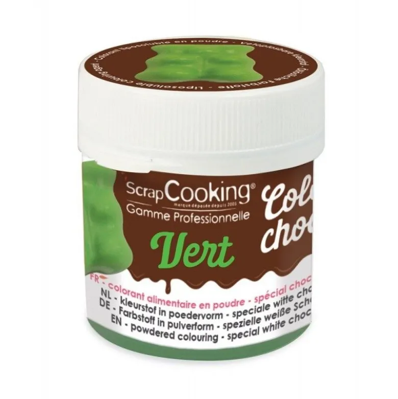 Colorant chocolat Color'choco vert 5g - ScrapCooking