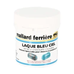 Colorant chocolat poudre liposoluble bleu ciel 15g