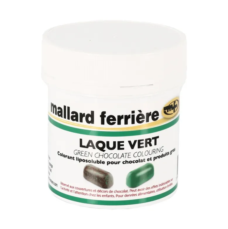 Colorant chocolat poudre liposoluble vert 15g