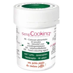 Colorant en poudre vert sapin 5g - ScrapCooking
