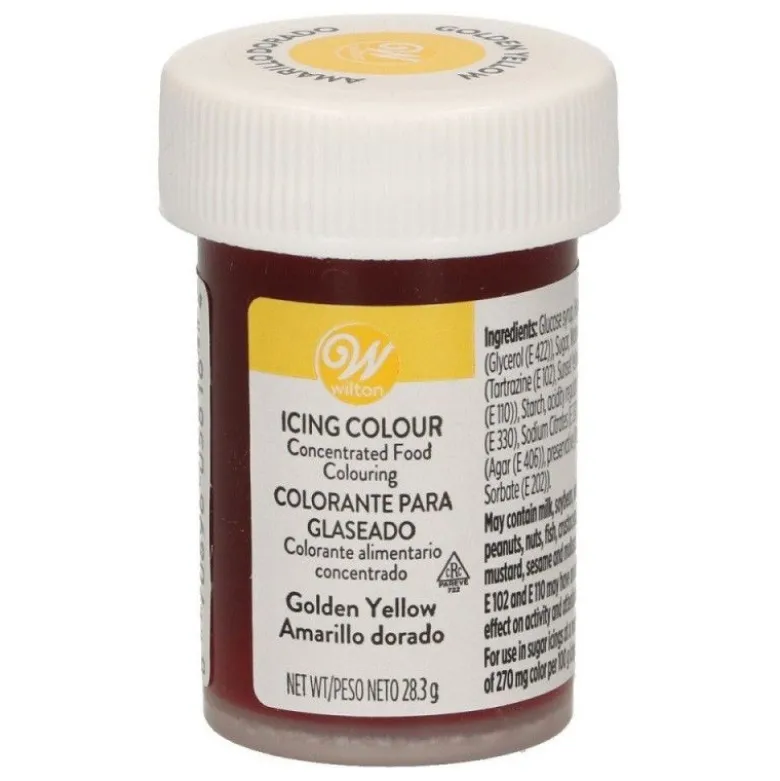 Colorant gel jaune or Icing Color - Wilton