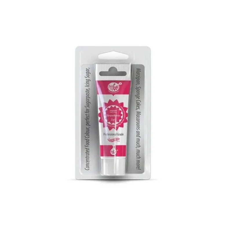 Colorant gel ProGel Rouge Fraise 25g - Rainbow Dust
