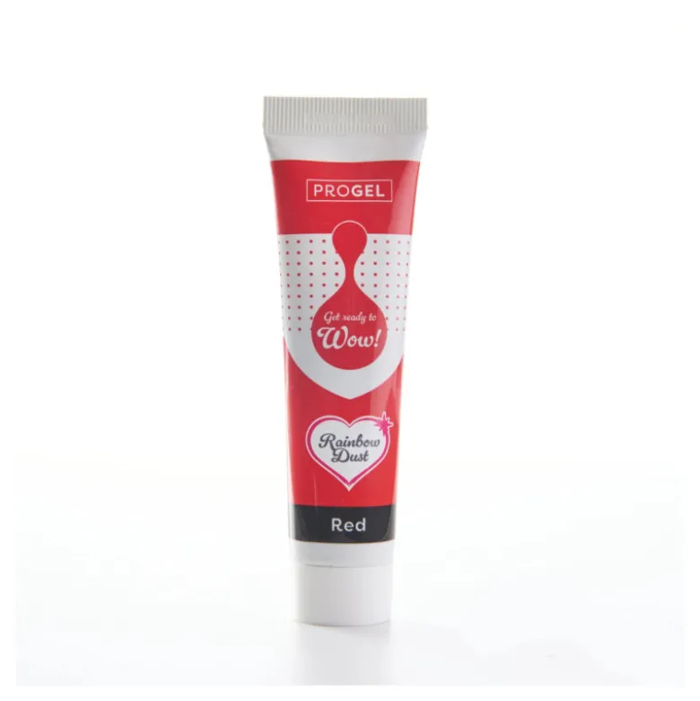 Colorant gel ProGel Rouge 25g - Rainbow Dust