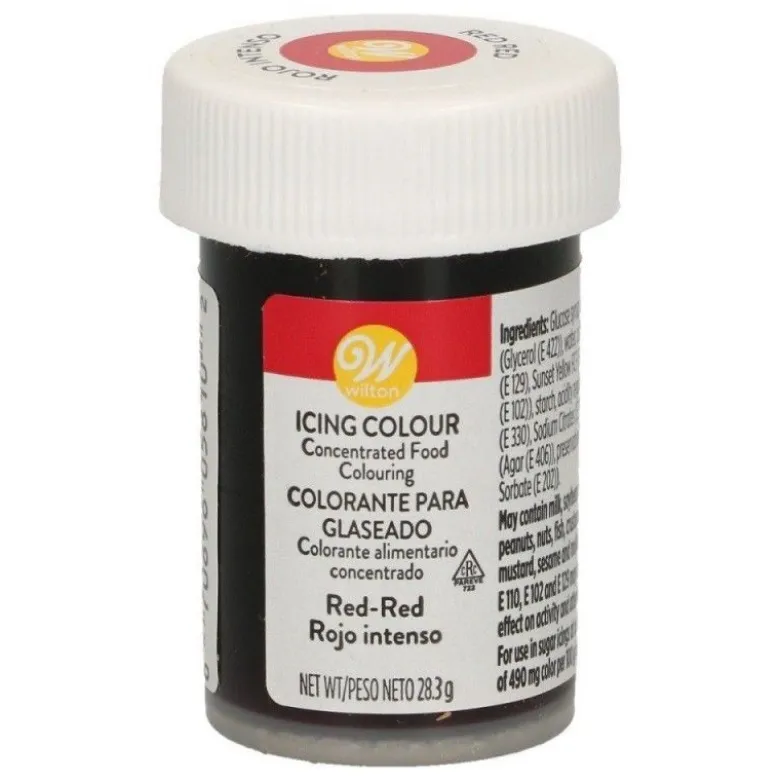 Colorant gel rouge Icing Color - Wilton