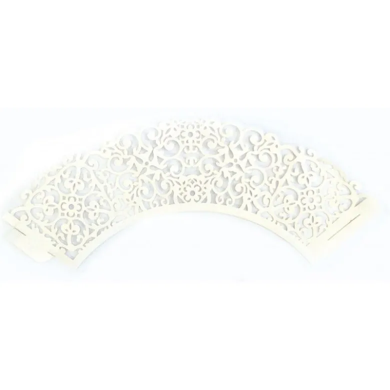 Contour cupcake Dentelle x12 - ScrapCooking