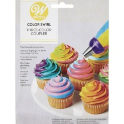 Coupleur large ColorSwirl Tri-Color - Wilton