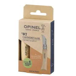 Couteau de Poche Châtaigne Ail et Dénoyautage N°7 - Opinel