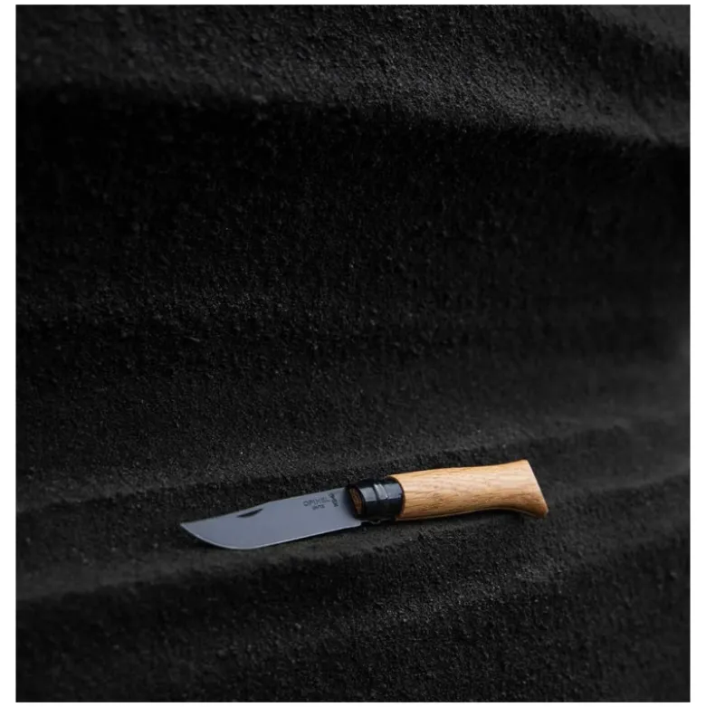 Couteau de Poche Plumier Chêne Black Édition N°8 - Opinel