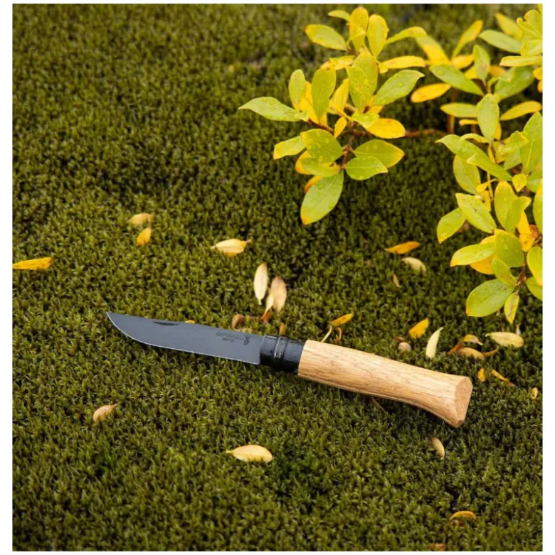 Couteau de Poche Plumier Chêne Black Édition N°8 - Opinel