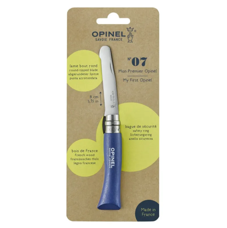Couteau de Poche pour Enfant Bleu Mon Premier Opinel N°7 - Opinel