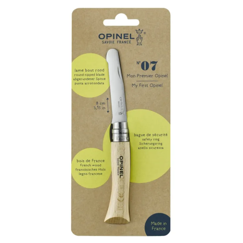 Couteau de Poche pour Enfant Naturel Mon Premier Opinel N°7 - Opinel
