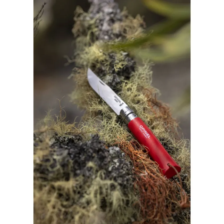 Couteau de Poche Rouge Baroudeur N°8 - Opinel