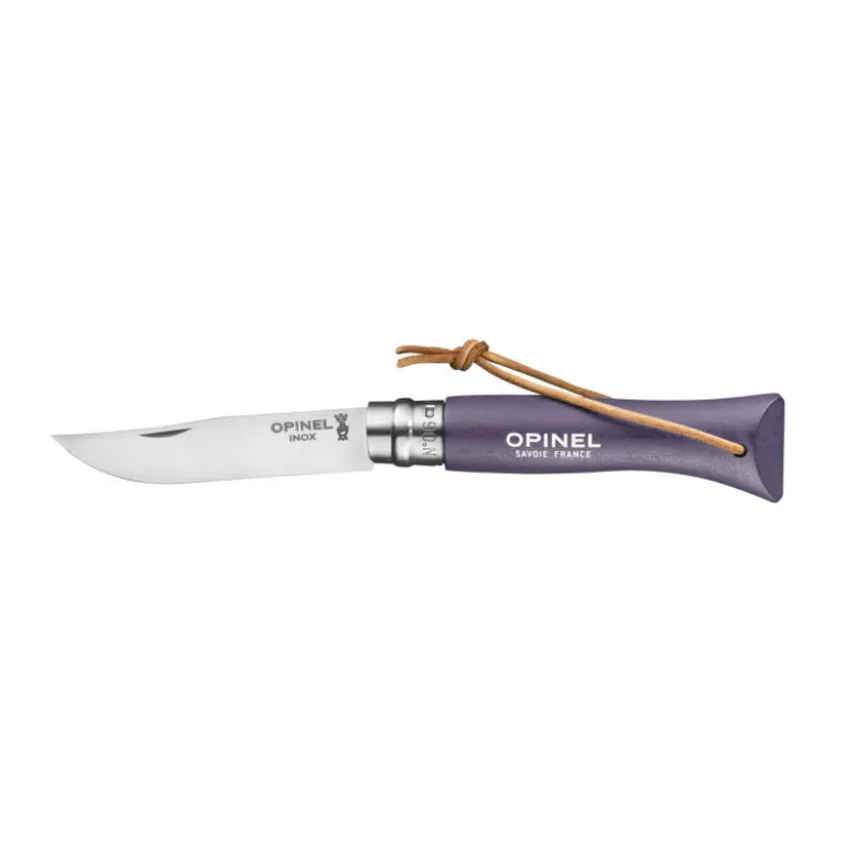 Couteau de Poche Violet Gris Baroudeur N°6 - Opinel