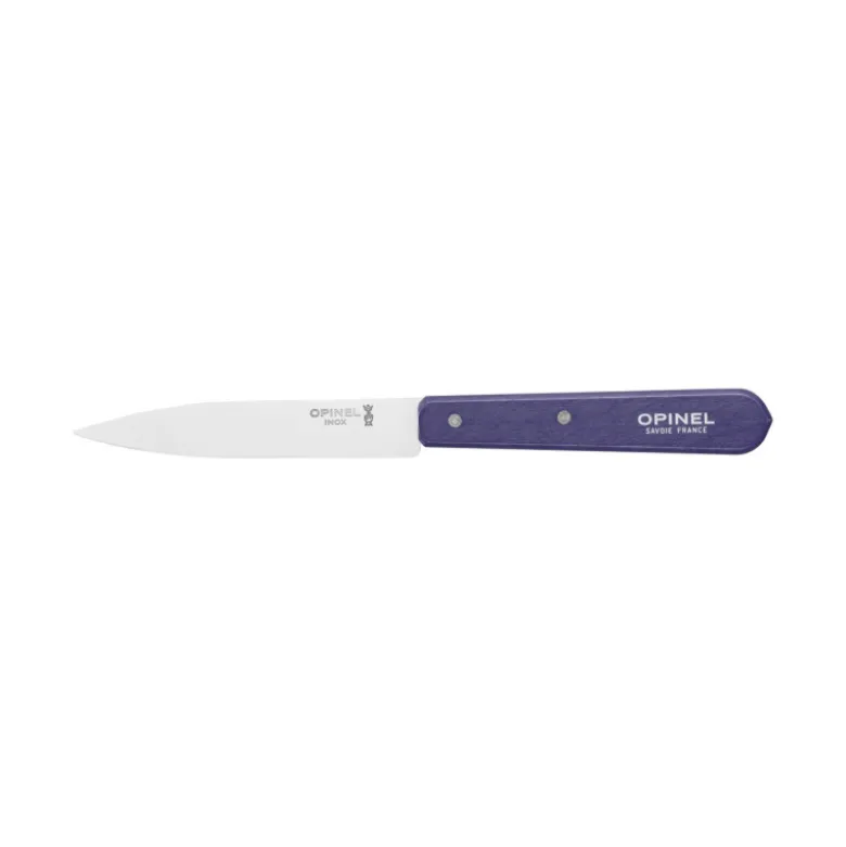 Couteau d'Office Inox et Bois 10 cm Violet N°112 - Opinel