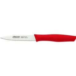 Couteau office cranté Nova 10cm rouge - Arcos