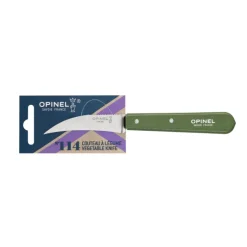Couteau pour Légumes Inox et Bois Kaki N°114 - Opinel