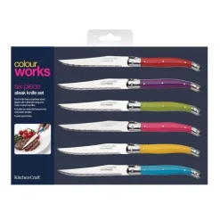 Couteau à steak x6 - Colourworks