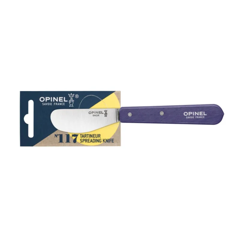Couteau à Tartiner Inox et Bois Violet N°117 - Opinel