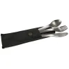 Couverts nomades inox noir - Cookut