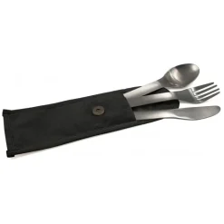 Couverts nomades inox noir - Cookut