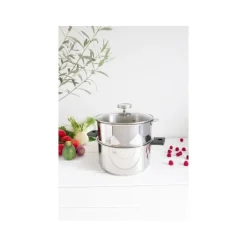 Cuit vapeur Biome 20cm anse noire - Cristel