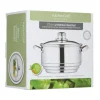 Cuit-vapeur universel inox 16/20cm - Kitchen Craft