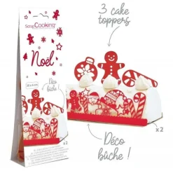 Déco bûche de Noël - ScrapCooking