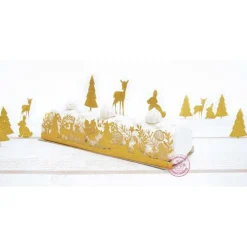 Déco bûche Forêt Enchantée - ScrapCooking