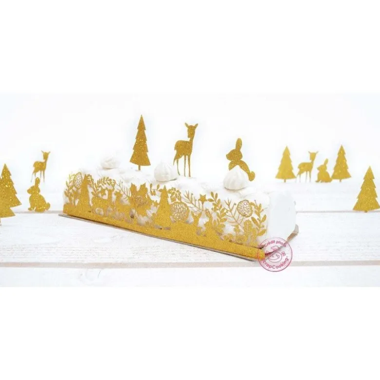 Déco bûche Forêt Enchantée - ScrapCooking