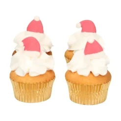Décoration en sucre Père Noël x8 - Funcakes