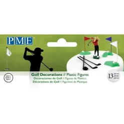 Décoration gâteau Golf x13 - PME