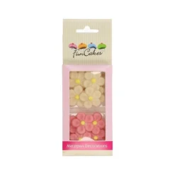 Décoration pâte d'amande Fleur - Funcakes