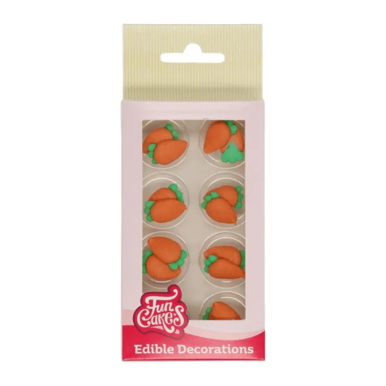 Décors en Sucre Carotte (x16) - Funcakes