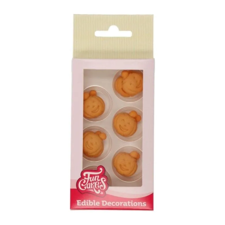 Décors en sucre Citrouille x8 - FunCakes