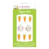 Décors sucrés lapin et carotte - ScrapCooking