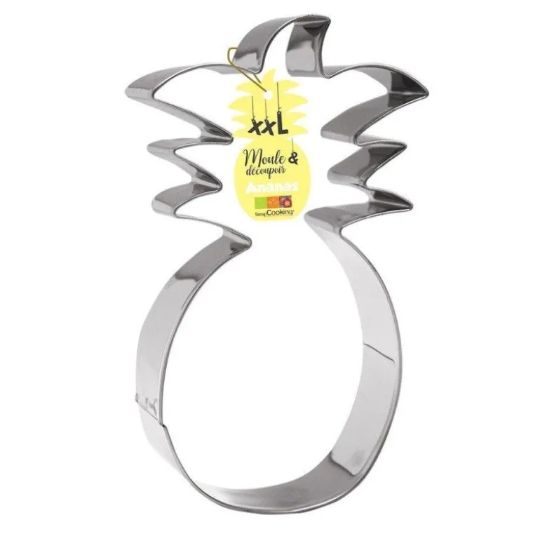 Découpoir Ananas inox XXL - ScrapCooking