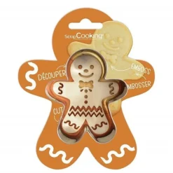 Découpoir et embosseur bois Gingerman - ScrapCooking